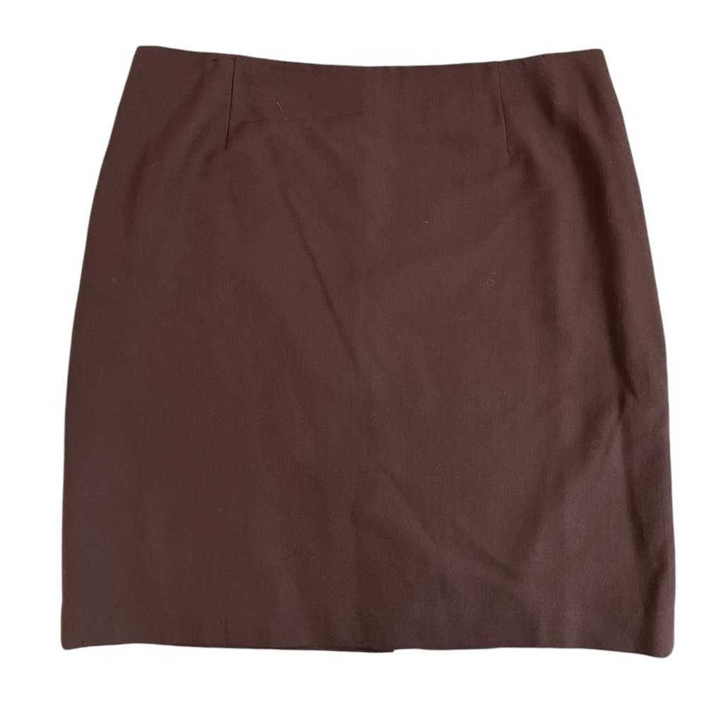 Pendleton Brown Pencil Skirt Plus Size 10